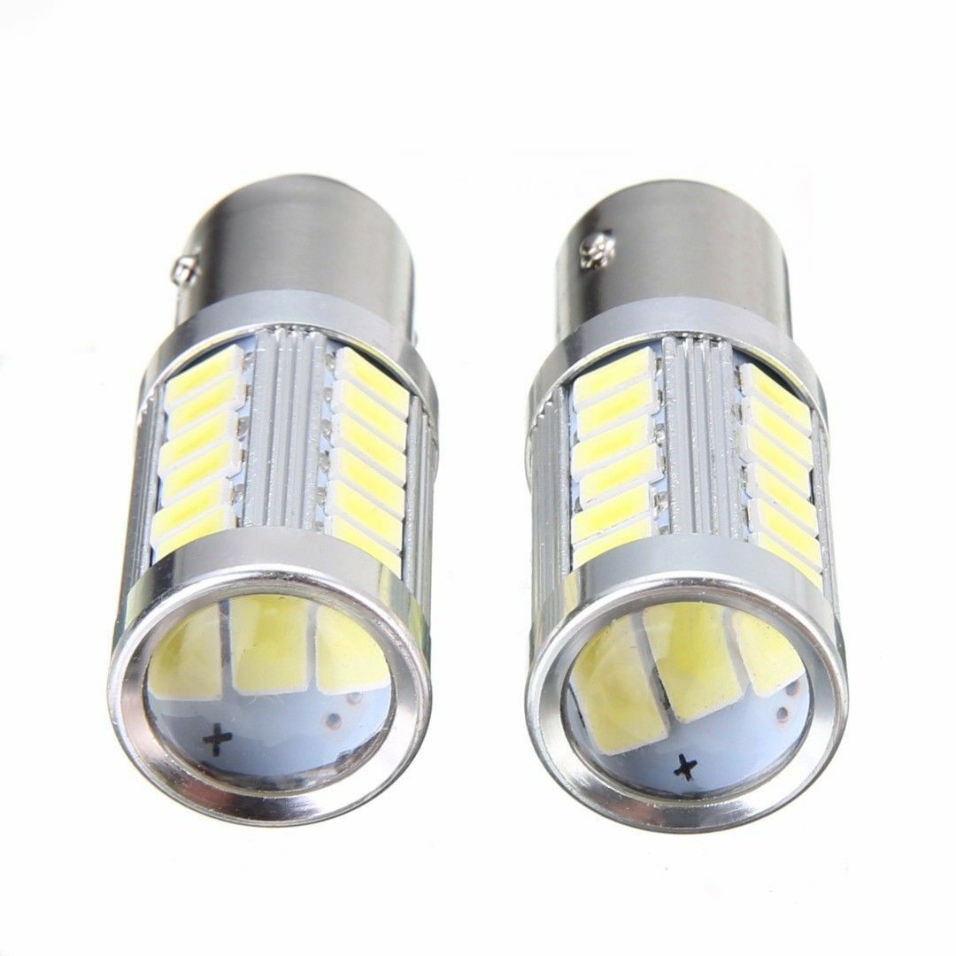 2pcs 12V BA15D P21W 1157 33SMD LED Car Backup Reverse Head Light Bulb Hot