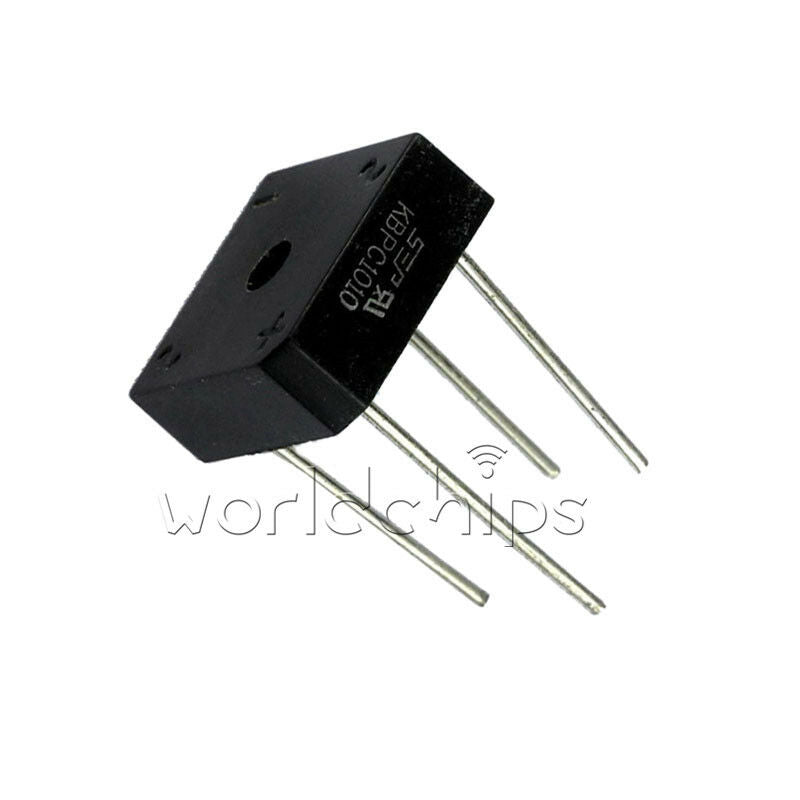 10PCS 10A 1000V Metal Case Bridge Rectifier SEP KBPC1010