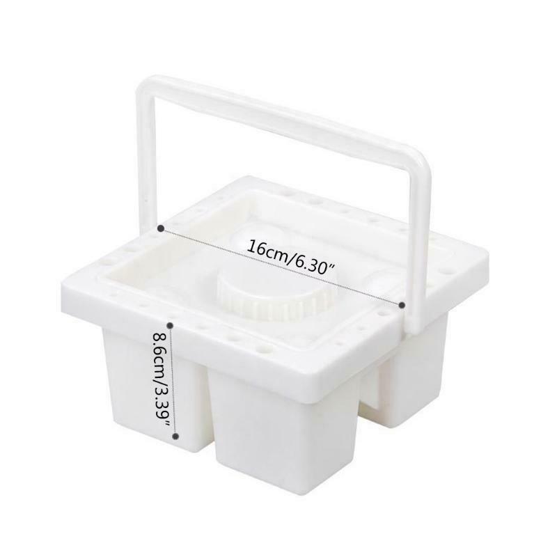 Multi-IN-1 Artist Paint Brush Washer with Removable 5 wells Palette Lid Handle