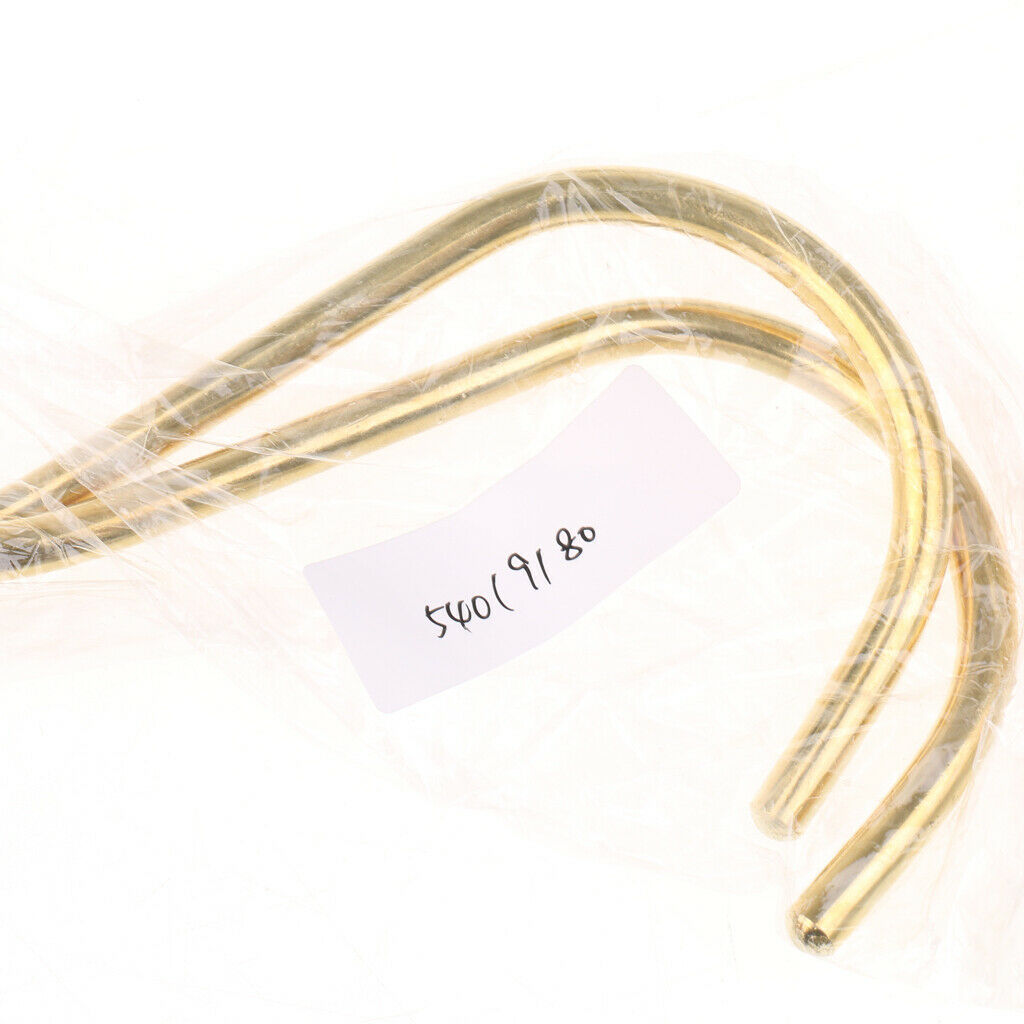 2X 2 Pieces Brass Billiards Snooker Pool Table Edge Hook Cue Racks