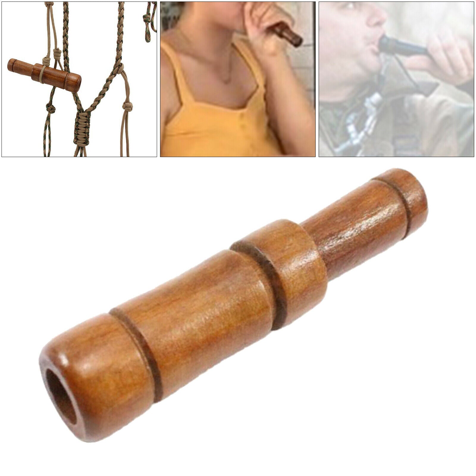 Durable Outdoor Duck Call Whistle Sound Lure Wild Gooses Camping Hunting
