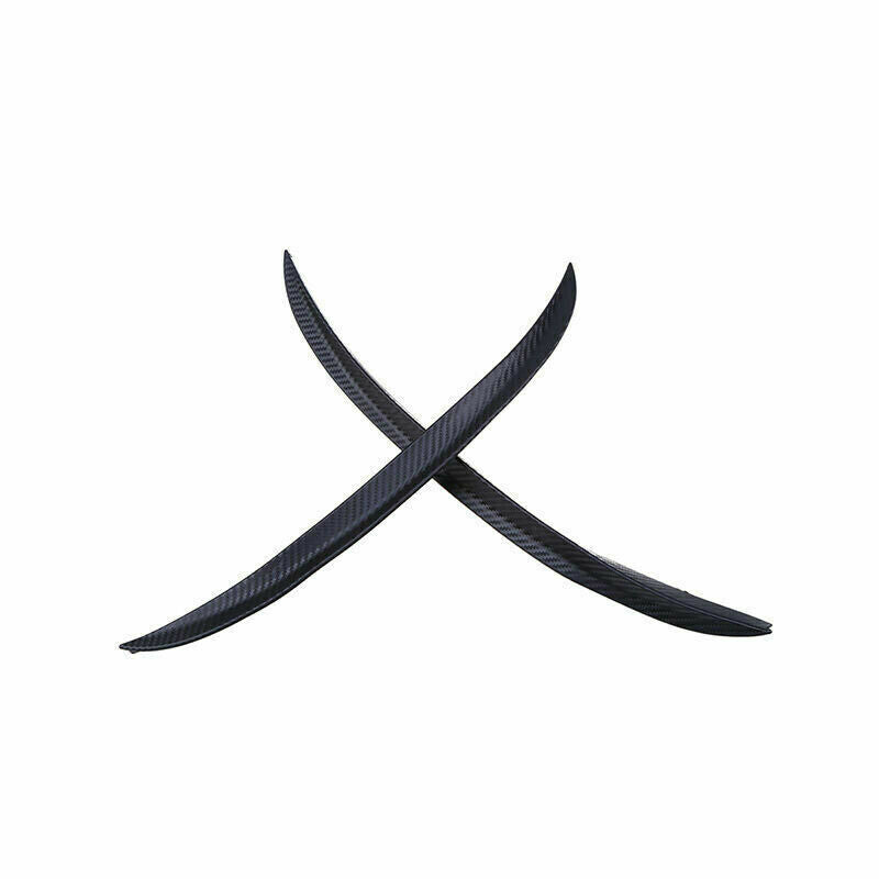 2X Carbon Fiber Car Fender Flare Wheel Eyebrow Protector Wheel Arch Trim .l8