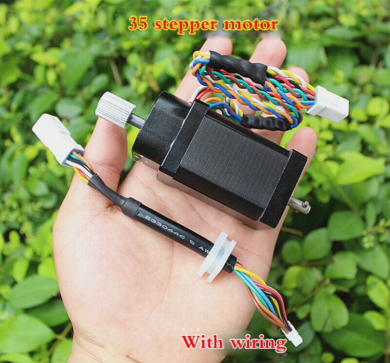 1pcs 35stepper motor with dual induction hall sensor two-phase four-wire encoder