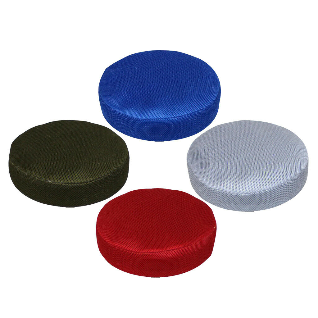 Bar stool cover replacement round chair seat, protective cover 35x35x10cm red