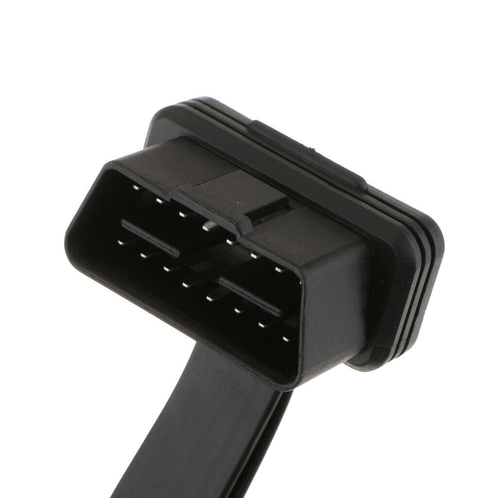 Car ODB II ODB2 Male To Dual Female Power Supply Diagnostic Cable Adapter