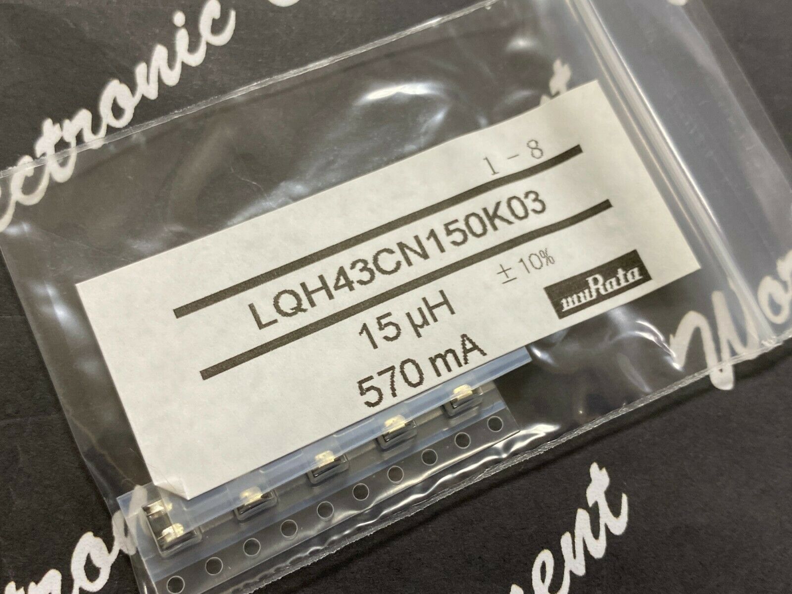 10pcs - muRata LQH43CN150K03 15uH 570mA 10% SMD Inductor