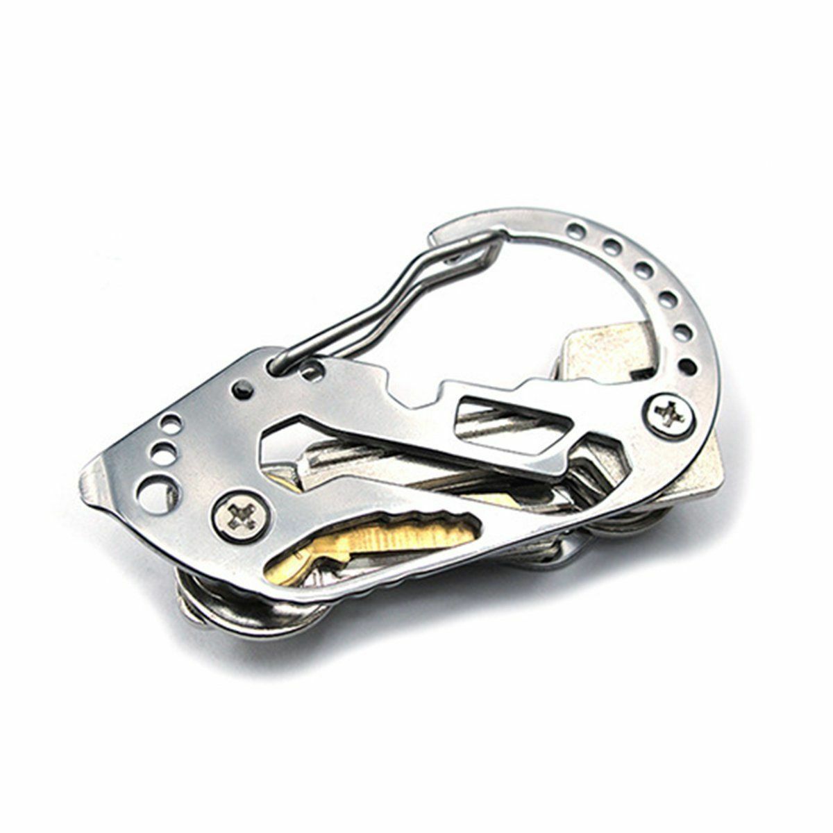 Keychains For Men Multi Function Keychain Screwdriver Wrench Carabiner EDC