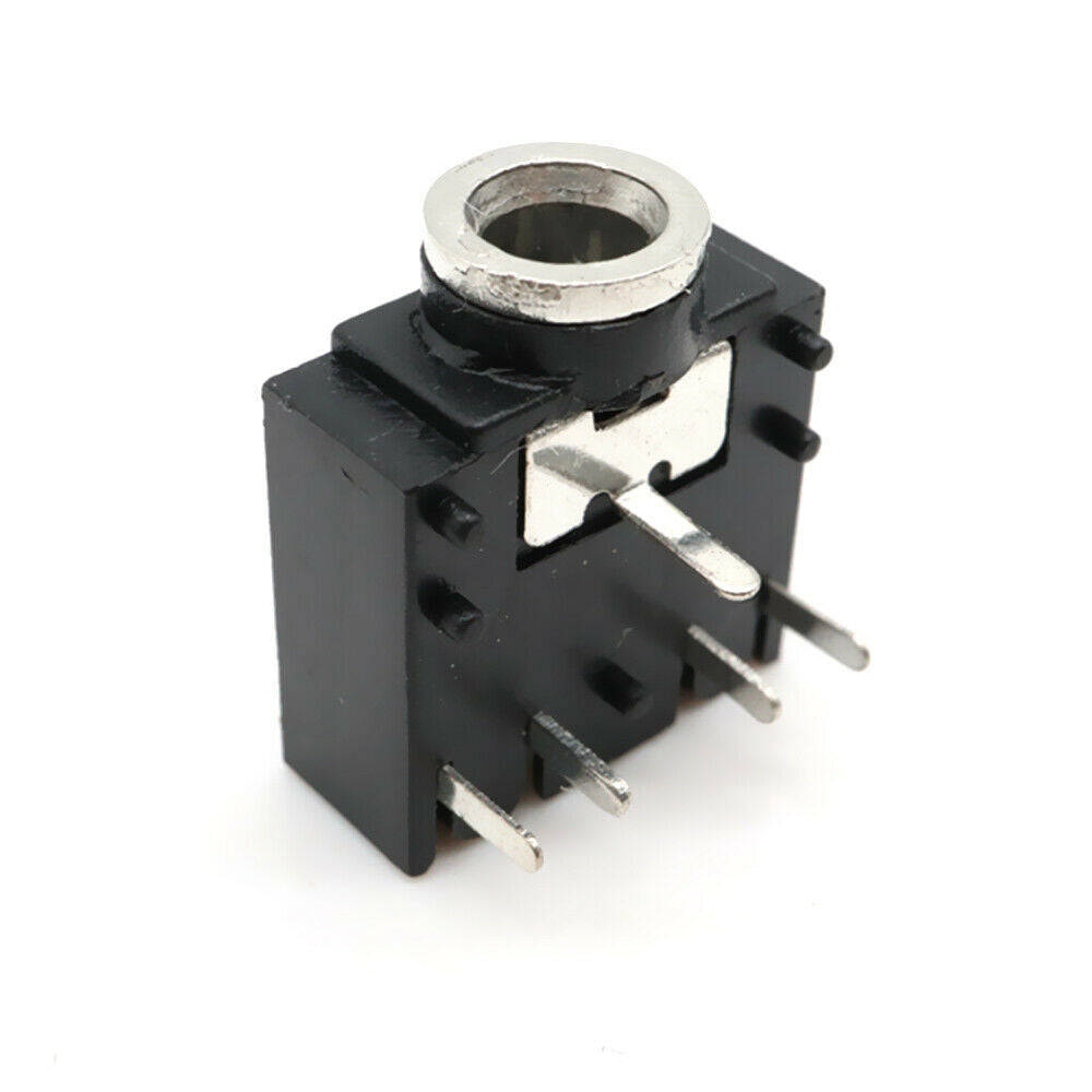 10Pcs PJ-307 5Pin Headphone Socket 3.5MM Audio Female Socket Copper Head Socket