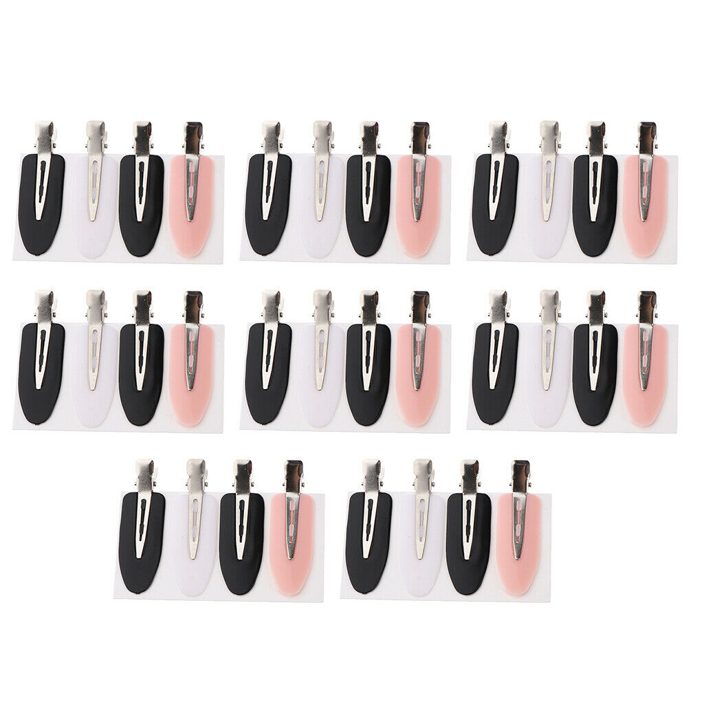 32Pcs Plastic No Bend Hair Clips No   Hairclips Headwear Makeup Clamps