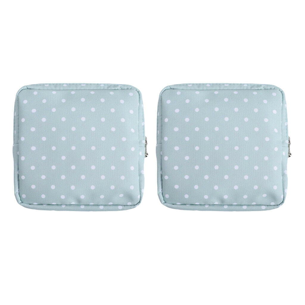 2pc Sanitary Napkins  Zipper Tampons Collecting Bags Pouch Organizer