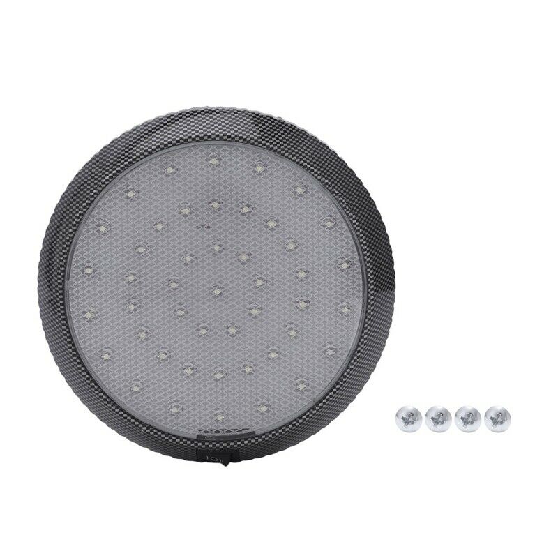 DC 12V Car Vehicle White 46 LED Dome Roof Ceiling Interior Light Lamp P5Q9Q9