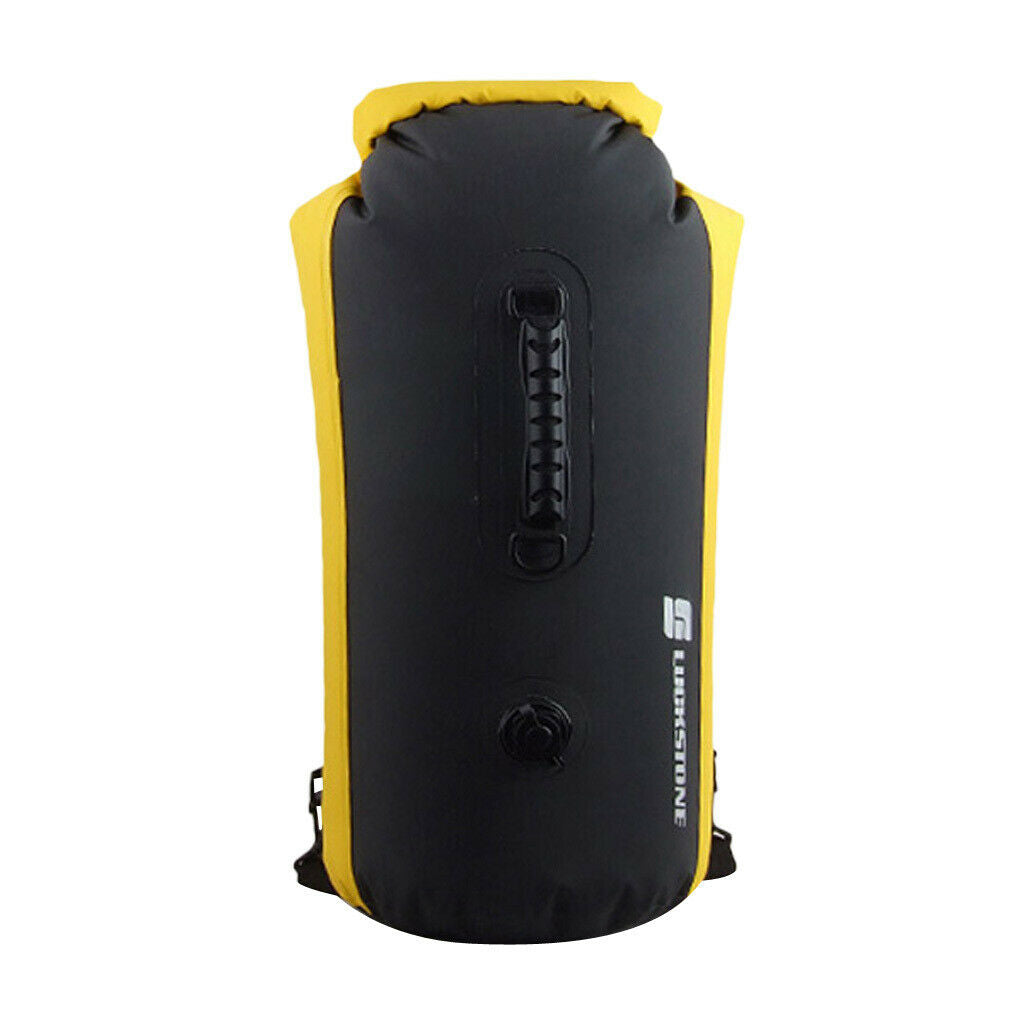 Outdoor Waterproof Bag Drifting Dry Bag Kayak Canoe Rafting  60L Yellow