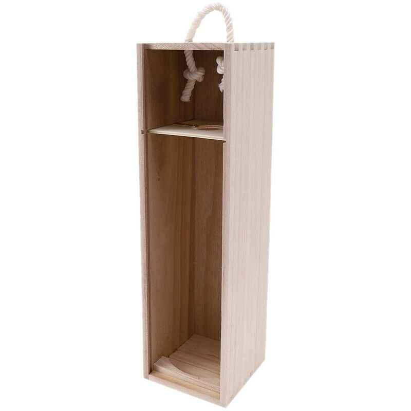 Red Wine Bottle Wooden Packing Box For Hampagne Flute Special Wooden Gift WrapK1
