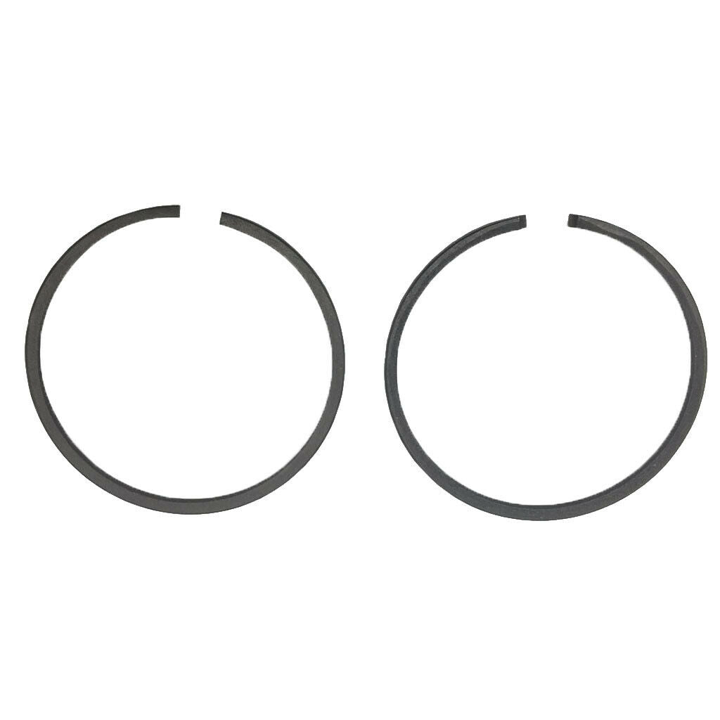 2 Pieces 47mm Piston Rings for 80cc 2 Stroke Engine Motorized Bike