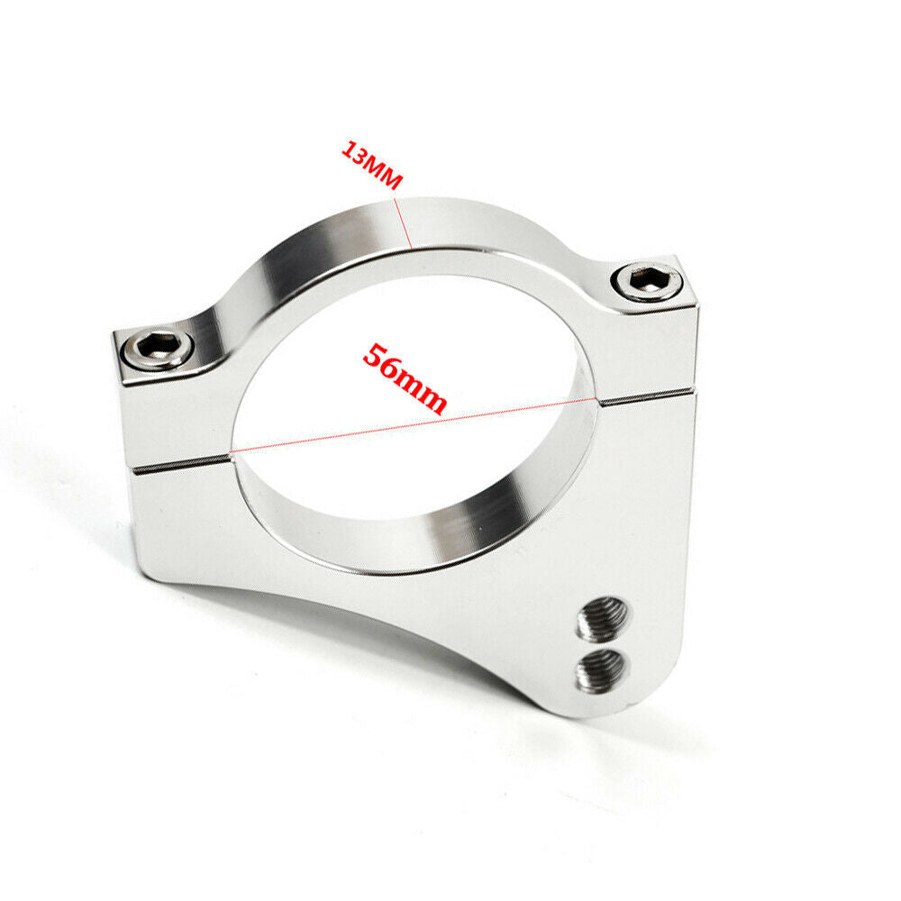 56mm Motorcycle Steering Damper Fork Frame Mounting Clamp Aluminum Alloy Bracket