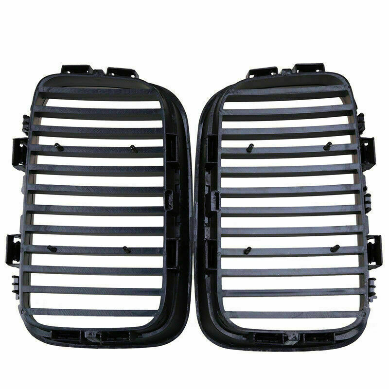 Pair Front Kidney Grilles Grills Fits BMW E36 M3 Pre-facelift 1992-1996 93 94 95