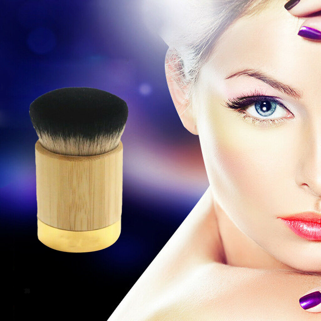 Wooden Handle Blush Powder Contour Make up Brushes Makeup Foundation Tool -S
