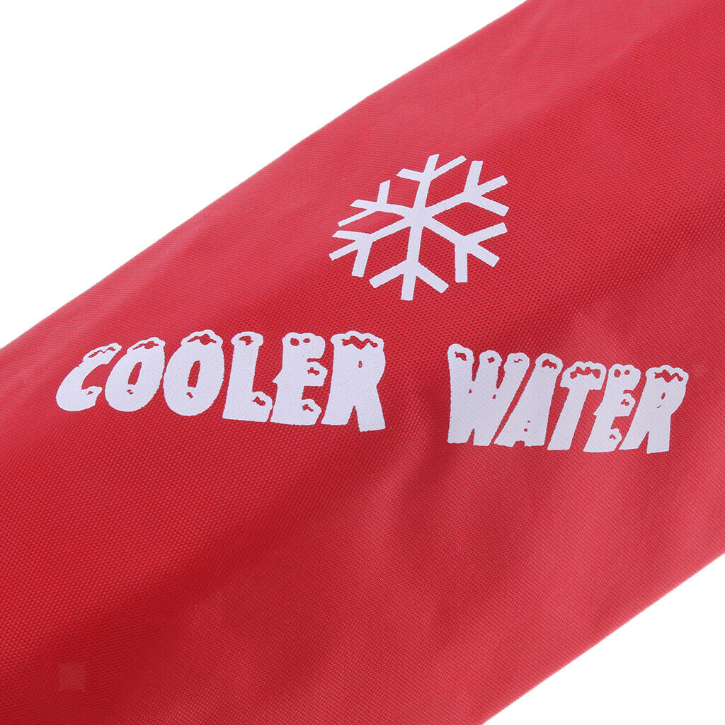 Waterproof Insulated Cooler Bag Ice Bag for Water Drink Bottle Red