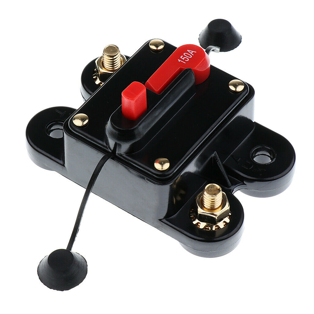 50A/150A/200A/250A Car Inline Manual Reset Circuit Breaker Fuse Power Protection