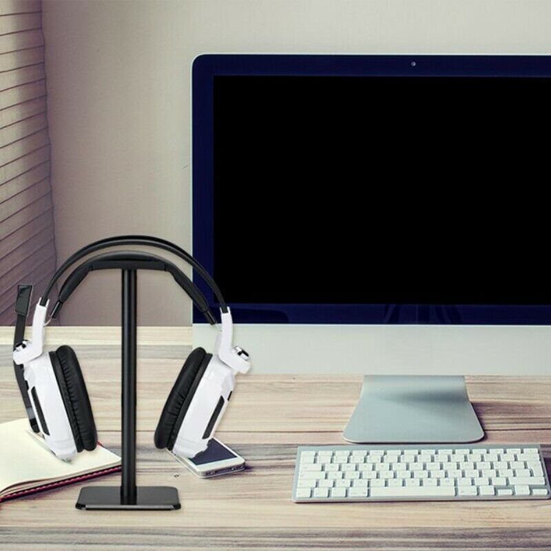 Headphone Stand- Gaming Headset Holder with Aluminum Supporting Bar HeadrestV8P2
