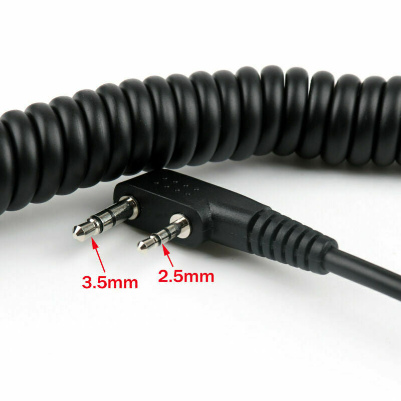 1X K-SM06 2 Pin Handheld Waterproof Speaker MIC For Kenwood BaoFeng UV-5R AT2