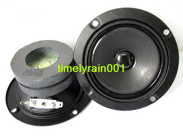 2pcs 3"inch 4Ohm 30W Tweeter Speaker Stage treble KTV Audio Dual Magnetic