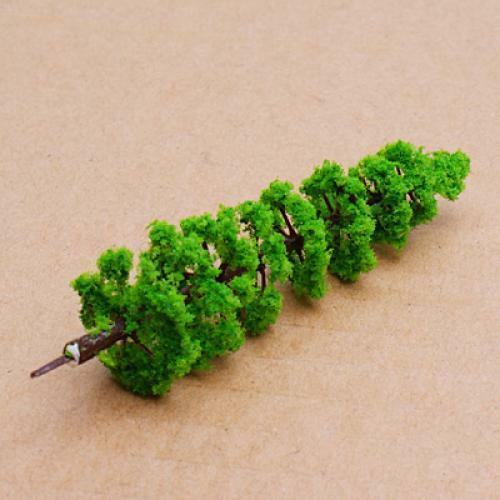 Micro Landscape Garden Decor Grey Stone Pavement with Fir Tree Set Decor
