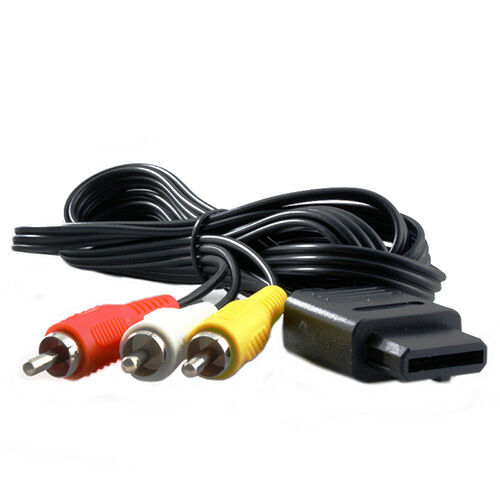 New 6' AV Audio Video Cable for Nintendo 64, Super NES & GameCube SNES N64