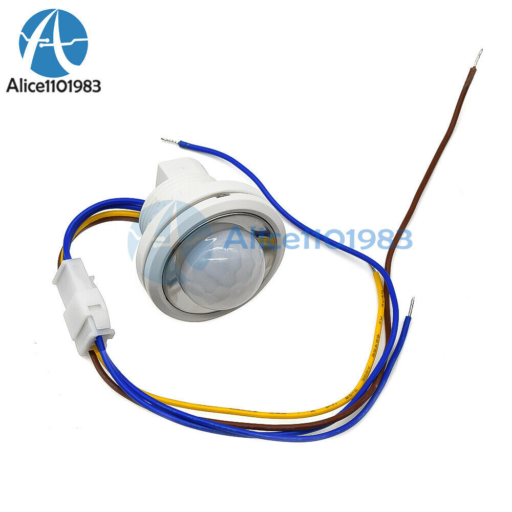 AC85V-265V PIR Infrared Ray Motion Sensor light Switch Time Delay Detector Lamp