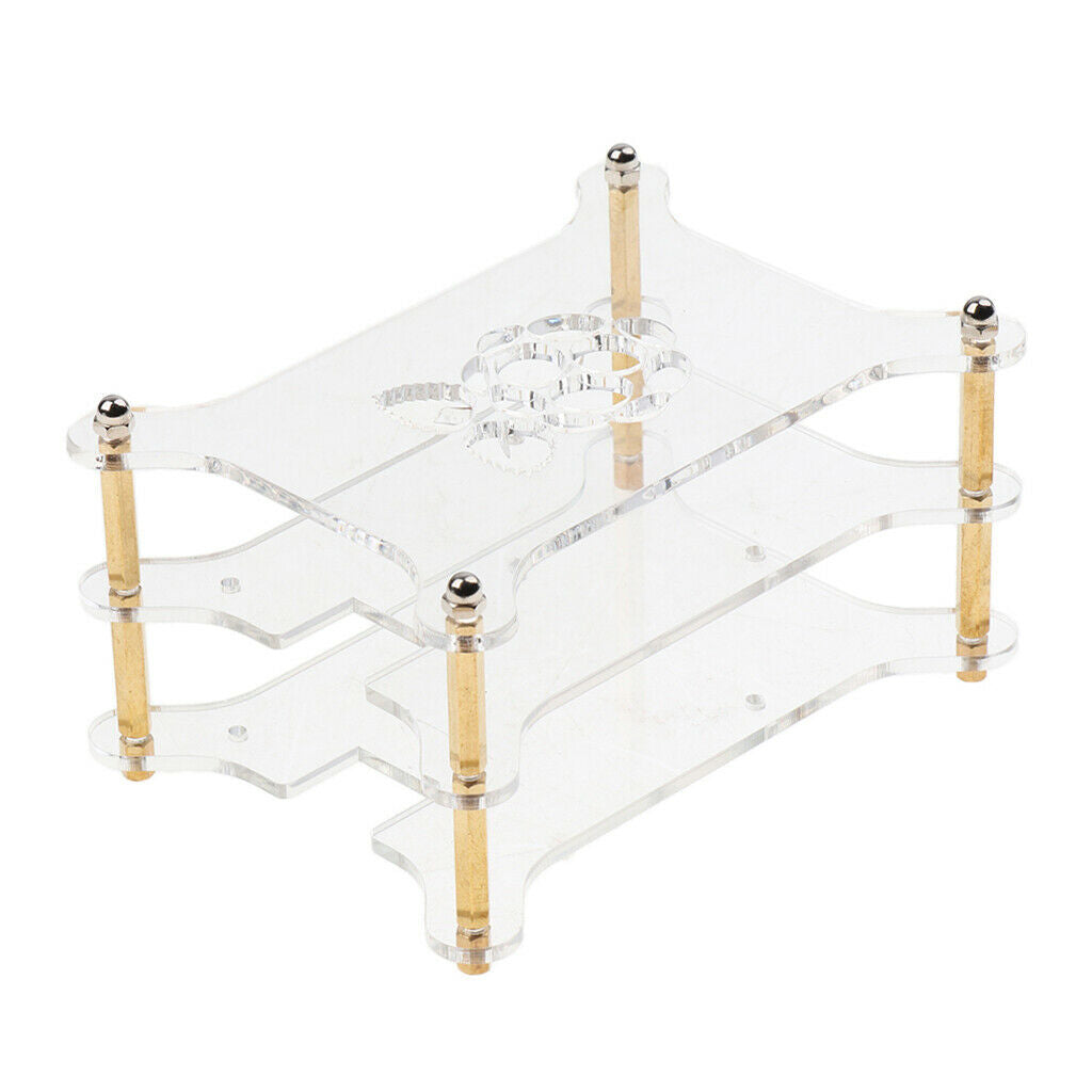 Acrylic Stack Enclosure Stackable Dog Bone Shape for  3 /2