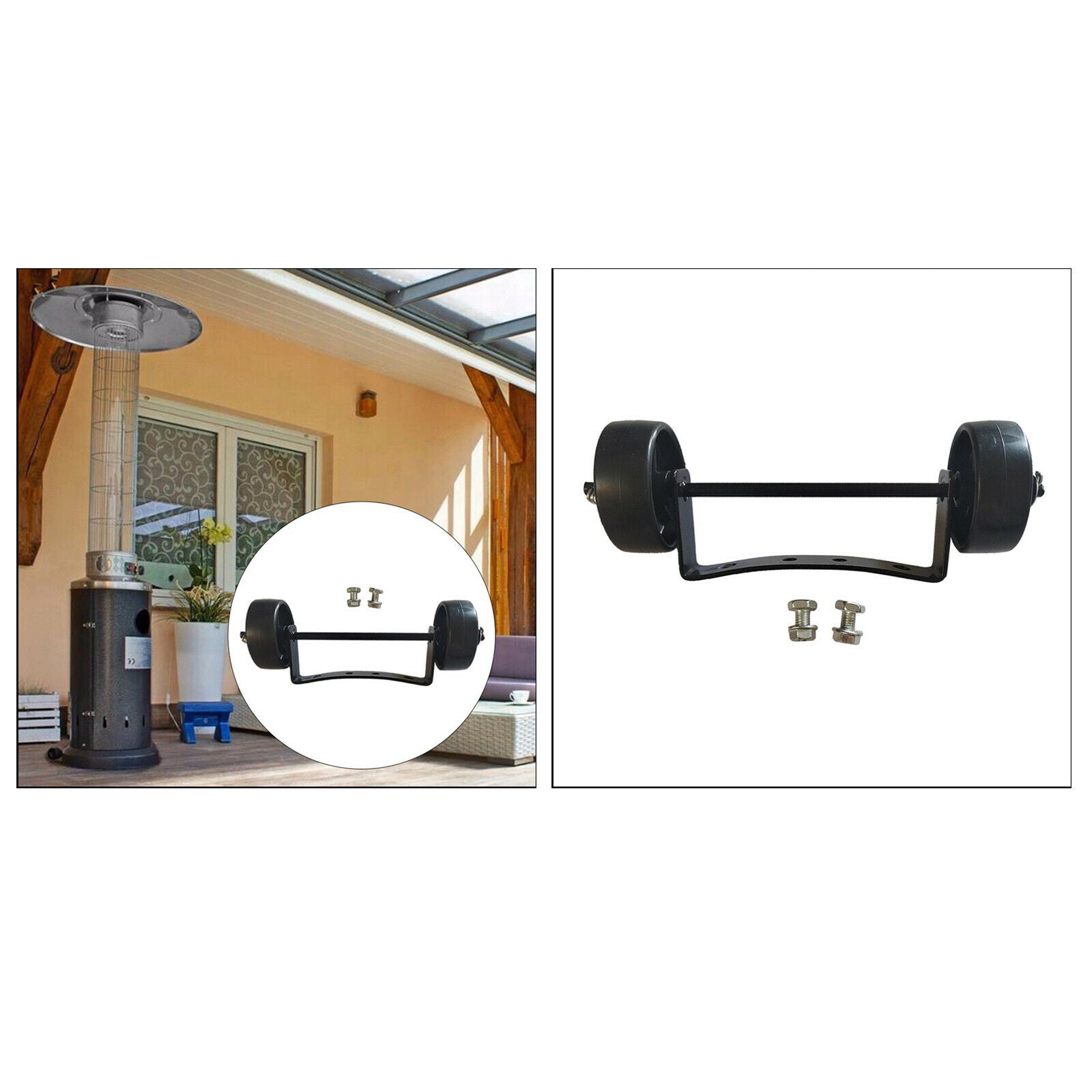Professional Outdoor Patio Heater Wheel Kit Set Gas Patio Heater Replacement
