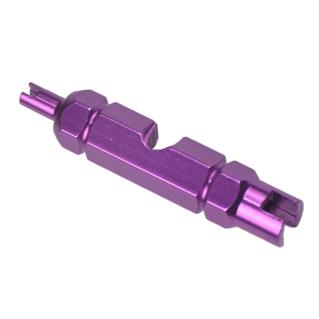 Aluminum Alloy Valve Core Remover Wrench Mountain Bike Durable Purple