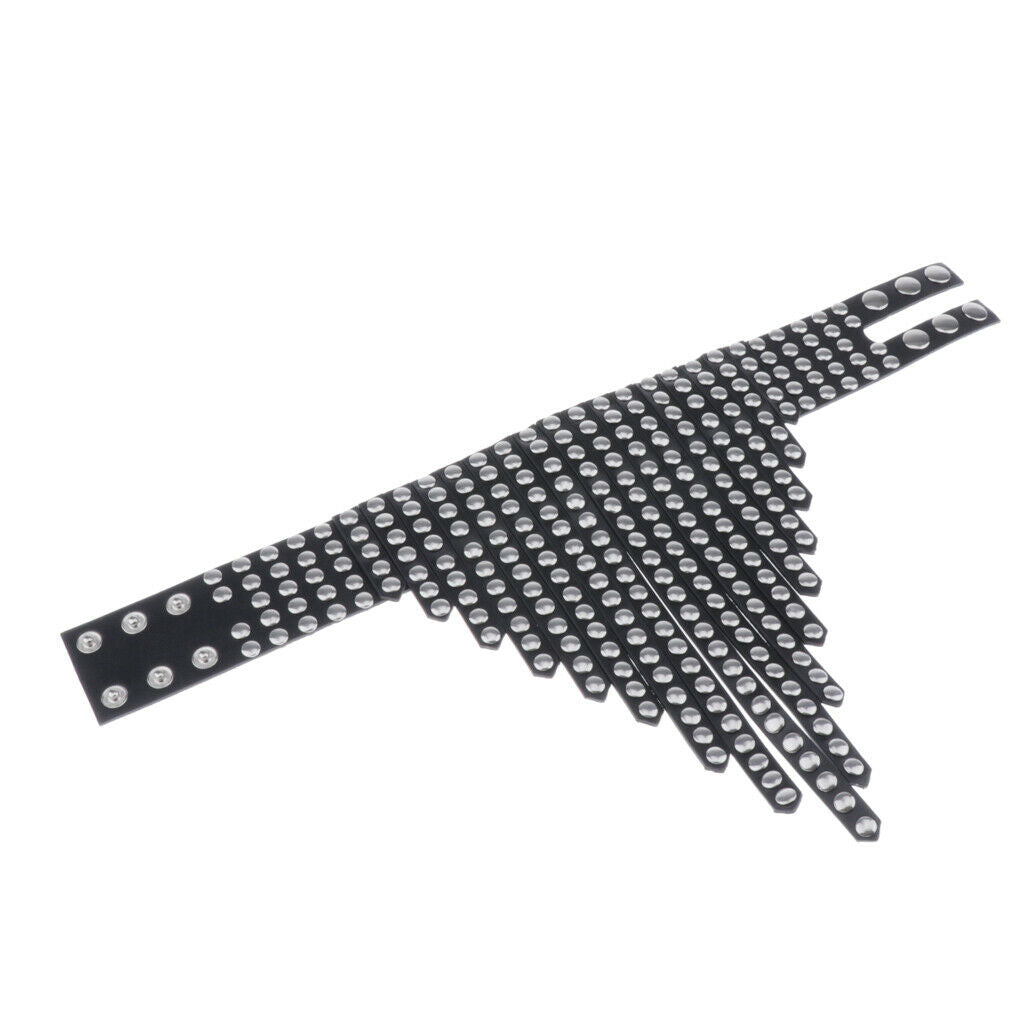 Harajuku Choker Necklace Faux Leather Full Rivets Fashion Clavicle Necklace