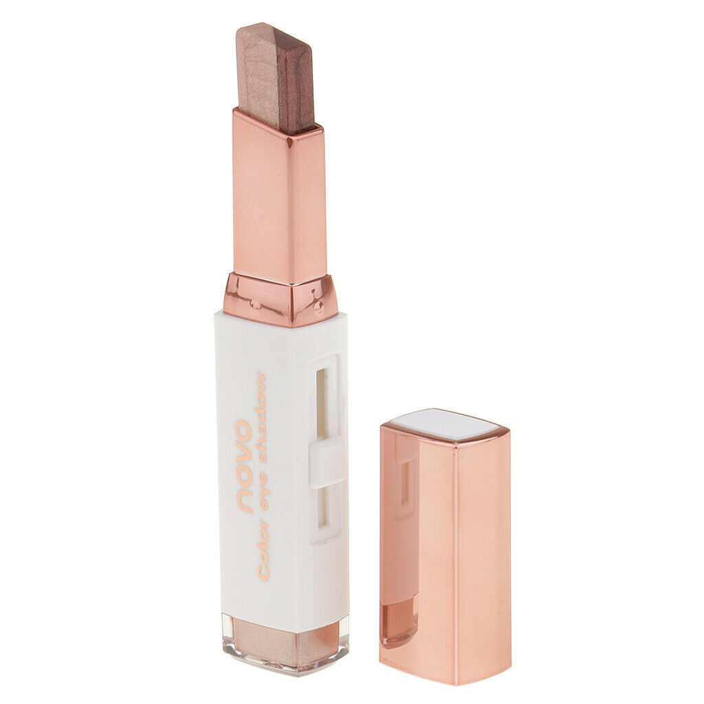 Double Color Long Lasting Eyeshadow Stick Matte Eye Shade Pen Bar 3