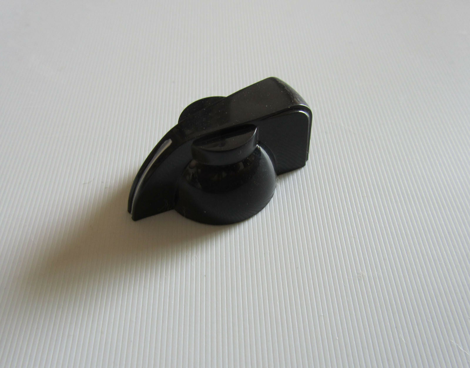6x Black Chicken Head Knob 1/4" Guitar Amp Effect Pedal Knobs w/ Set Screw