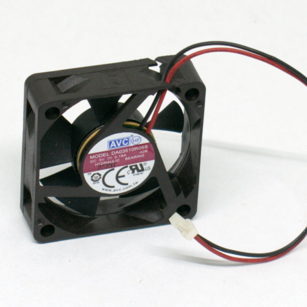 1pc AVC DA03510R05S 35x35x10mm 3510 5V 0.18A 2pin 5 Blades DC Brushless Fan
