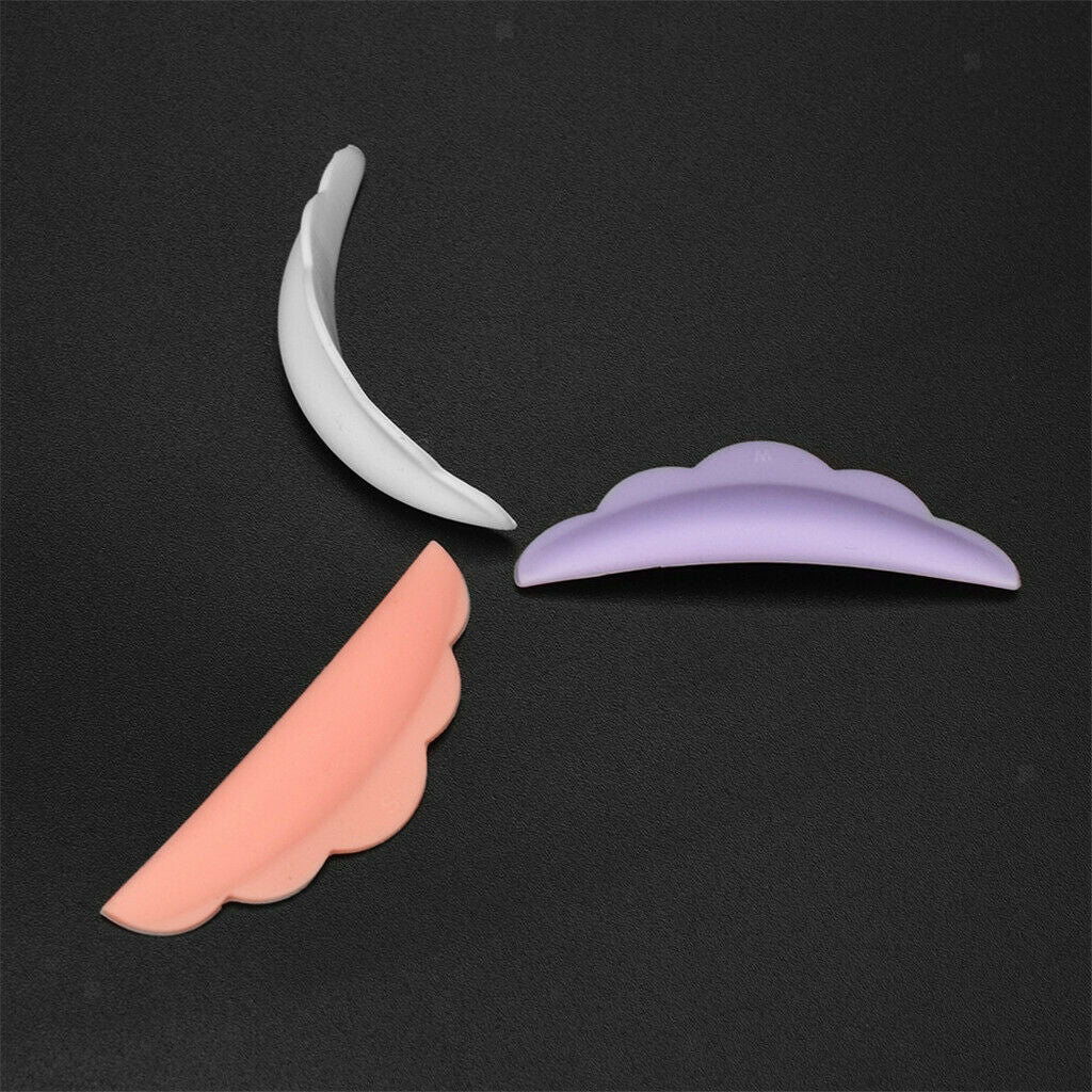 12Pcs Soft Reusable Eyelash Perm Pads Separator Patch Shield Protector