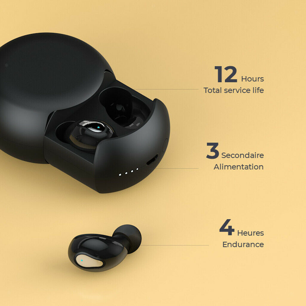 Mini TWS Wireless  Headset Headphones with Micophone + Charging Box