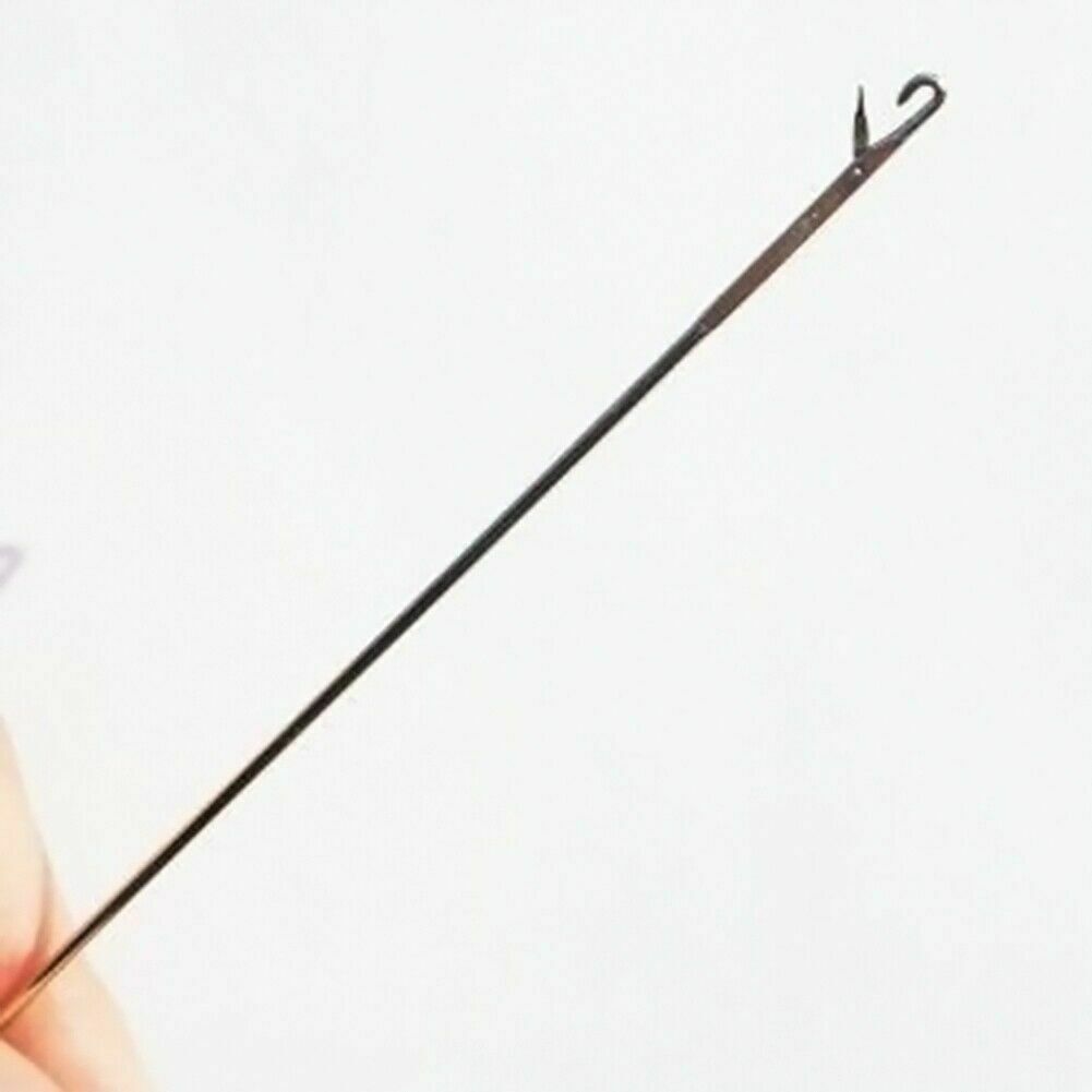 Portable Metal Loop Turner Hook With Latch For Turning Fabric Tubes NEW