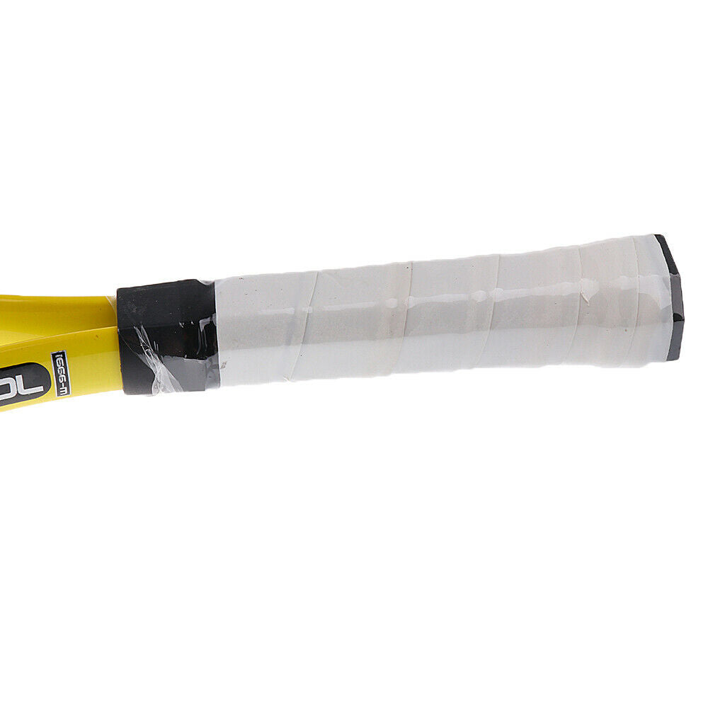 Aluminium Alloy Kids Junior Tennis Racquet Training Racket with Cover Yellow