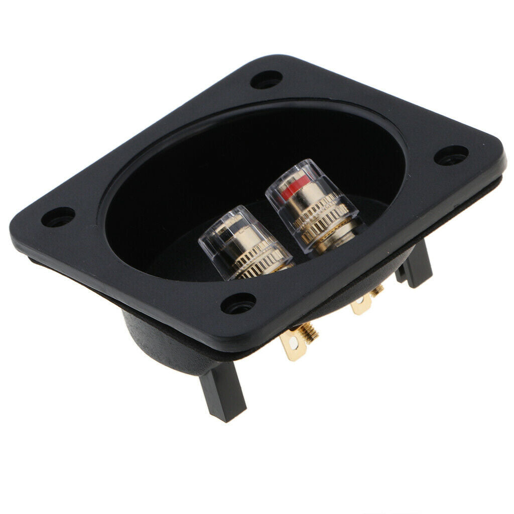 Connection Terminal for 2-way Loudspeaker Box, Square Spring Cup Connection