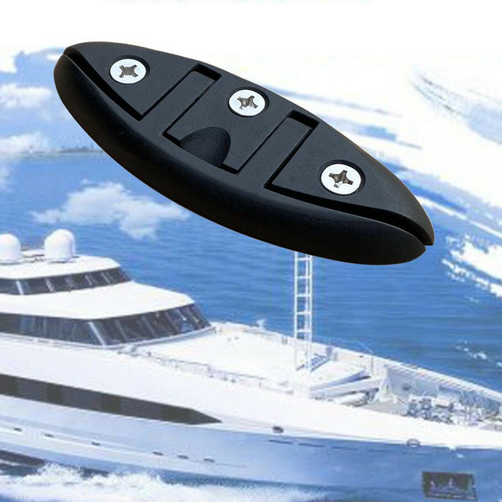 130mm Nylon Sailboats Boat Flip Up Folding Pull Up Cleat Dock accessories