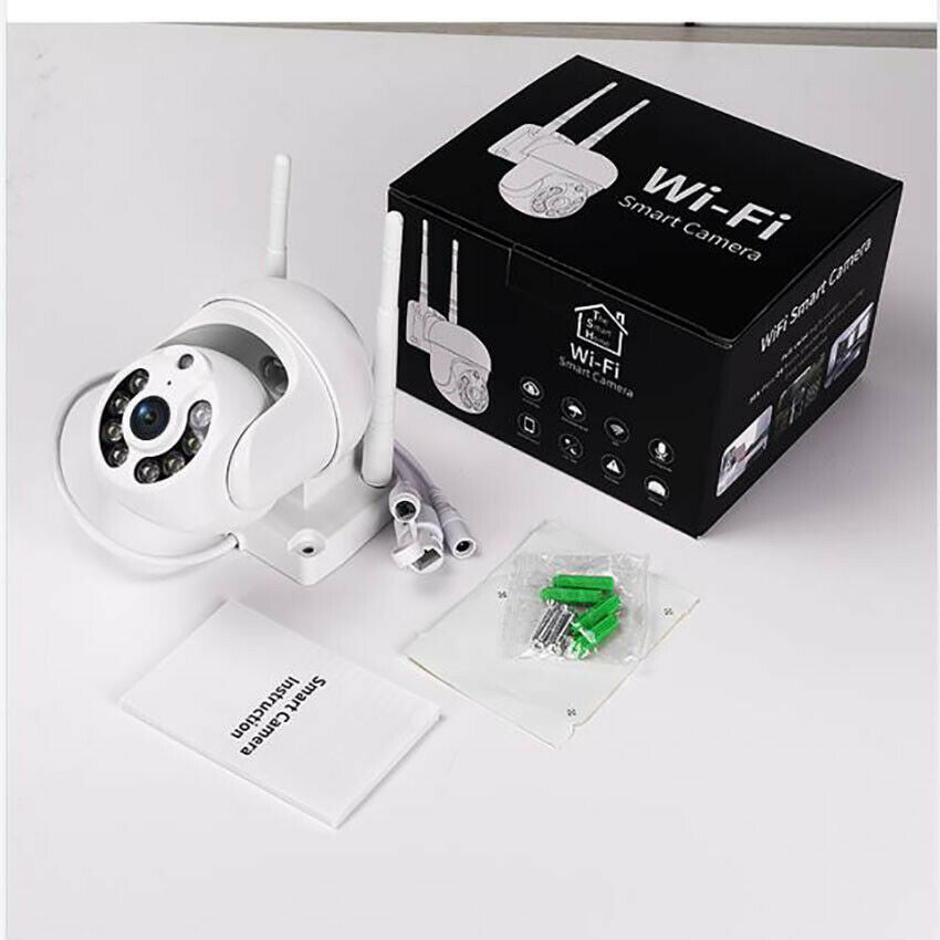 Waterproof WiFi PTZ Pan Tilt 1080P HD Security IR Camera Night Vision Outdoor