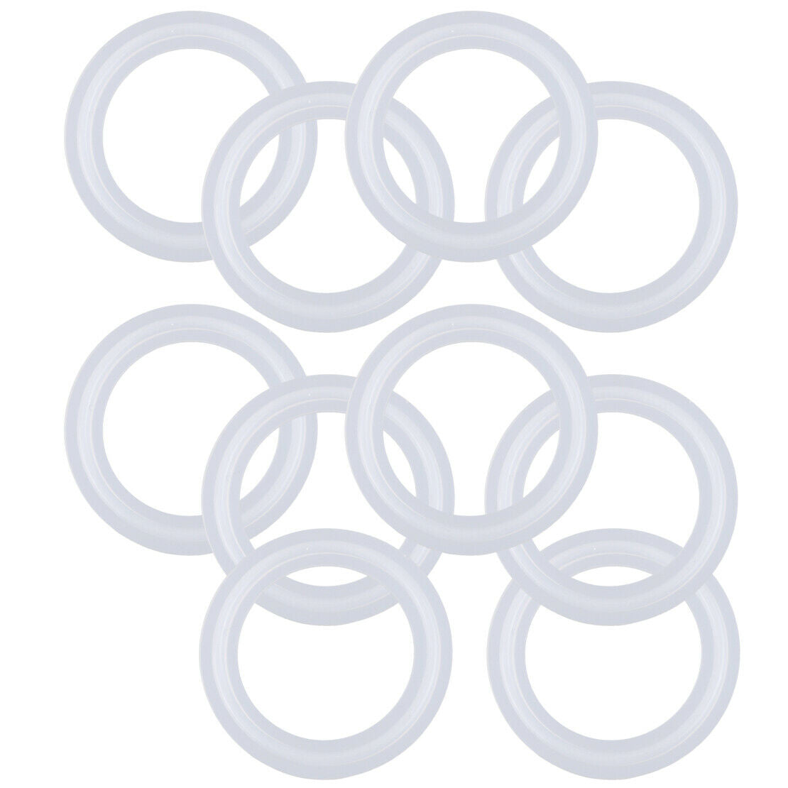 Clover Clamp Gaskets Brewing Seal Sanitary Ferrule Dairy 10pcs Milky Acc Atn