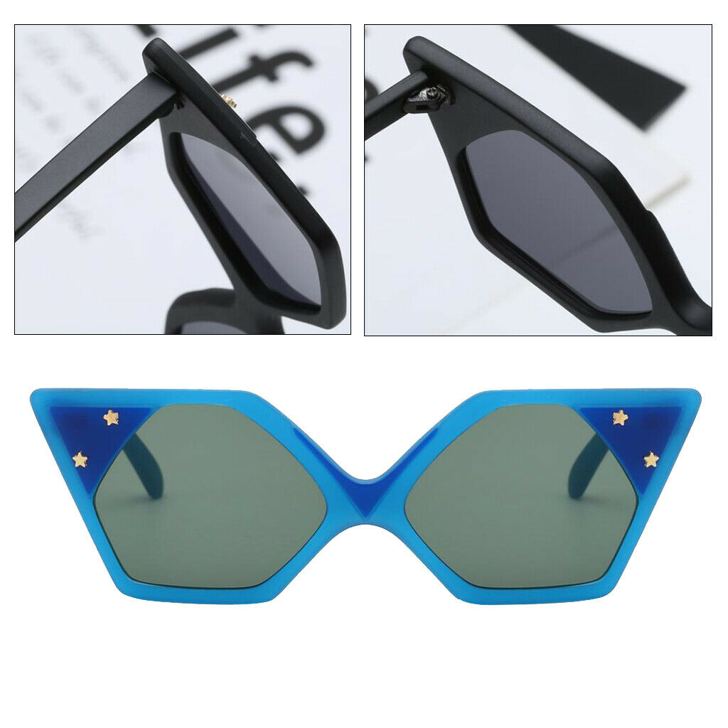 Retro Classic Triangle Sunglasses Cat Eye Glasses Cat Eye Plastic Frame Glasses