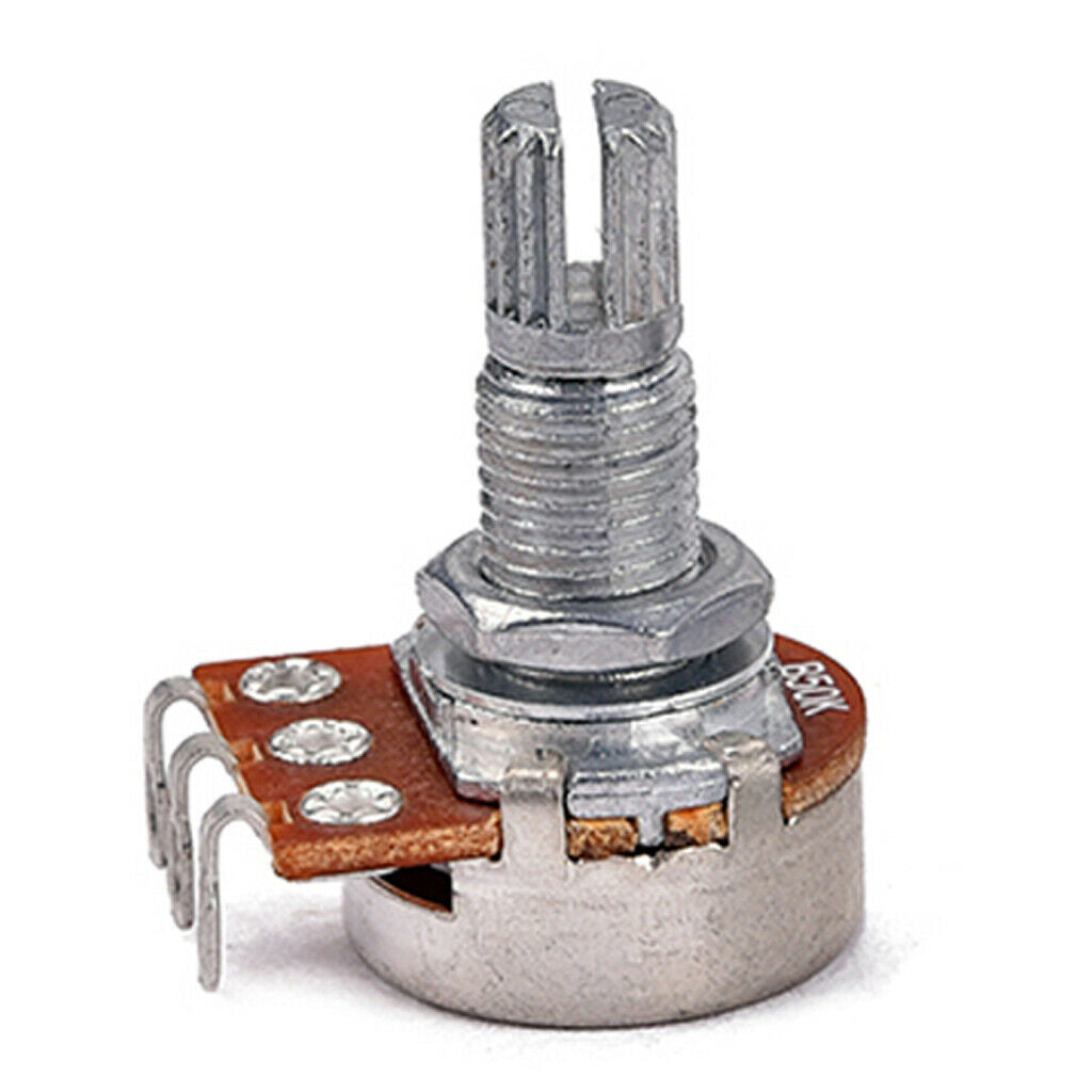 10pcs B50K 18mm Split Shaft Audio Volume Taper Potentiometer for Guitar Bass
