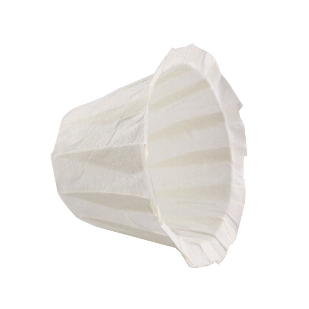 20pcs Coffee Paper Filters Cups Disposable Paper Cups Replacement Filter Cup