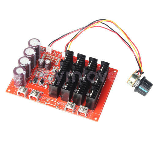 10-50V 60A DC Motor Speed Control PWM HHO RC Controller 12V 24V 48V 3000W MAX