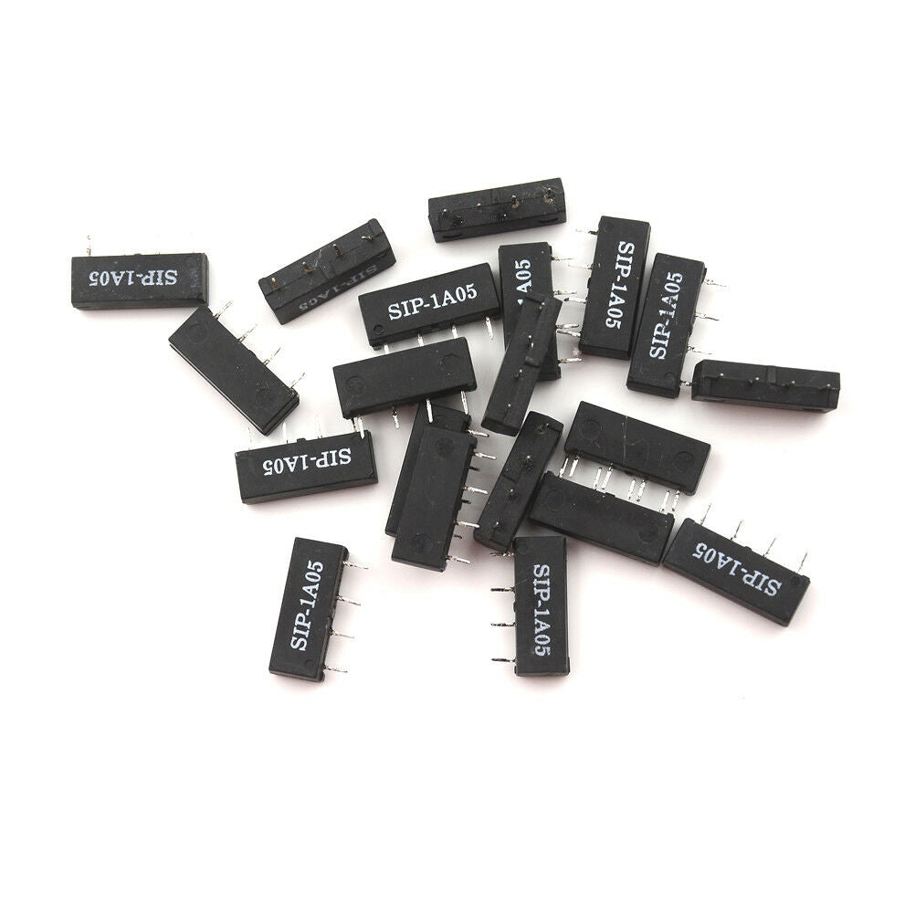 20pcs 5V Relay SIP-1A05 Reed Switch Relay 4PIN CSr PAN CHANG Relay DD