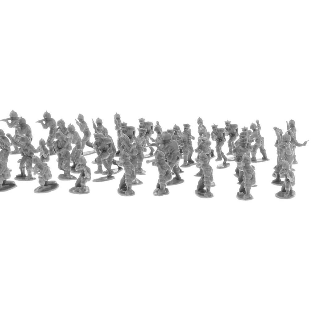 300 lot Black 2cm Soldier Army Men Figures Sand Scene Accessories Toys Sets